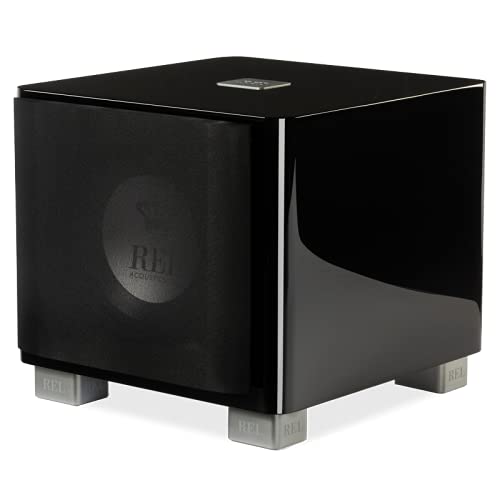 Rel Acoustics T/9X Subwoofer, 10 Inch Front-Firing Driver, Arrow™ Wireless Port, High Gloss Black #TOP1