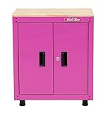 The Original Pink Box 28-Inch Base Cabinet with Butcher Block Top