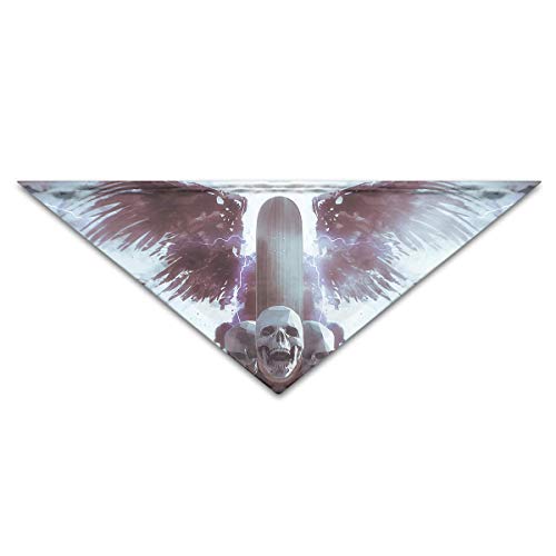 Gxdchfj Perro Pañuelo Bufanda Triángulo Baberos Patín Cráneo Pañuelo, Mascotas Accesorios de cumpleaños