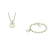 Collana da donna Fossil - Lunghezza: 460mm+60mm, Larghezza: 116mm, Altezza: 127mm