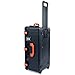 Pelican Black & Orange 1626 case, with Wheels. Comes with Foam.