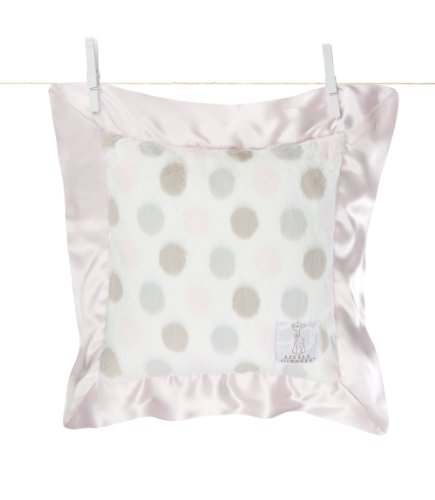 Taie d'oreiller textile haut de gamme Little Giraffe Luxe rose