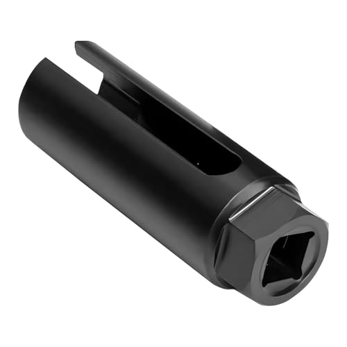 CENPEK Enchufe del Sensor de oxígeno con Apertura Lateral del Cable, Herramienta de extracción de Llave de Tubo del Sensor Universal, Adecuada para la mayoría de los automóviles