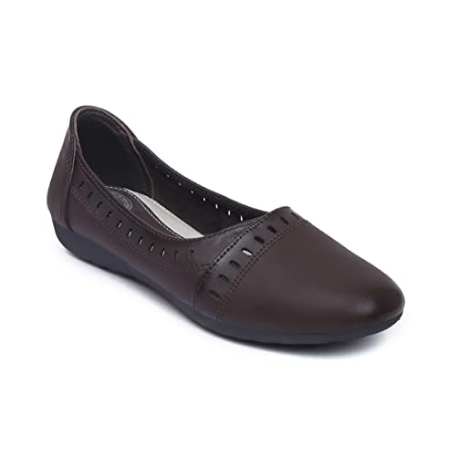 Image of Zoom Shoes Leather Casual /Formal Bellies for Women /Girls Adults Super Comfortable with Lightweight and Slip Resistant Sole A-125