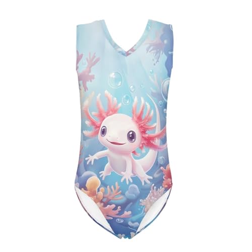 Image of Girls Swimsuit 3-14Y One Piece Swimwear Sleeveless Girls Bathing Suit
