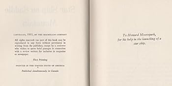 Hardcover Star Ship on Saddle Mountain Book