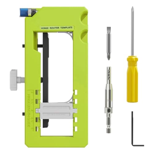 Kit d'installation de charnière de porte et gabarit de charnière de porte réglable