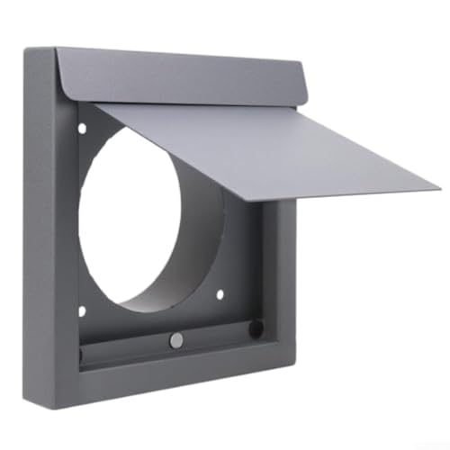Ventilación de escape con acabado recubierto de zinc de aluminio resistente y mecanismo de amortiguador funcional para control de aire interior