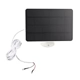 Generic Panel for Doorbell, Solar Charger IP66 with 9.8ft Cable, 360 Adjustable Mount, 5V Output for Video Doorbell 2, 3, 3+, 4 Plus & 2K Camera (CSP4W-O-W)