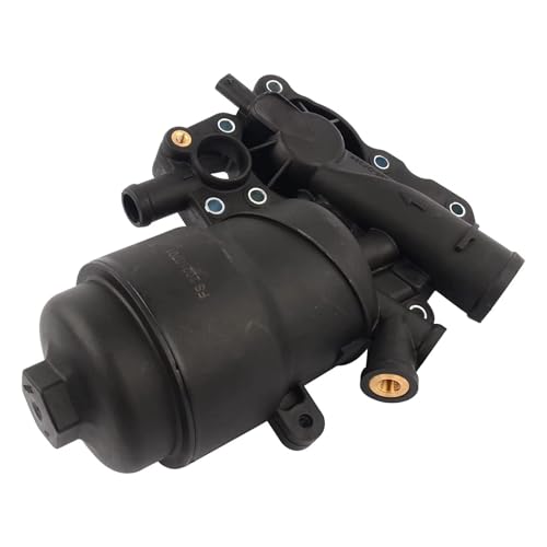Termostato de refrigerante Carcasa Del Filtro De Aceite Motor Con Piezas Repuesto Termostato Refrigerante 059115389P Compatible Con A6 A7 A8 Q5 Q7 2013 2014 2015 2016