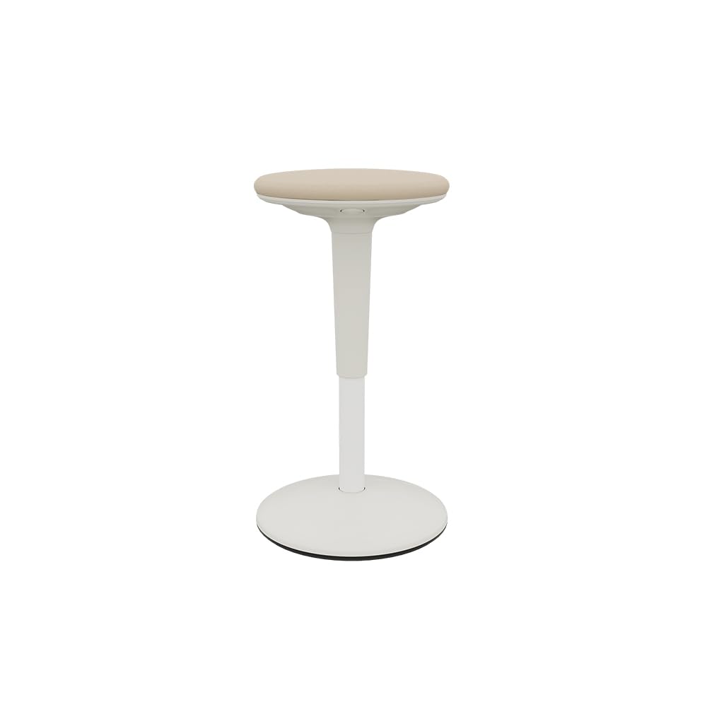 Vari Balance Stool in White/Sand Grey
