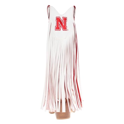 Vaccari Women's Kacey Premium PU Leather NCAA Athletics Fringe Cowboy Boots4