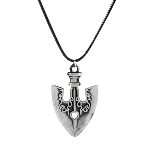 JJBA Stand Arrow Necklace and Keychain - JoJo's Anime Cosplay Jewelry - Manga Theme Gifts for Women Men and Fans