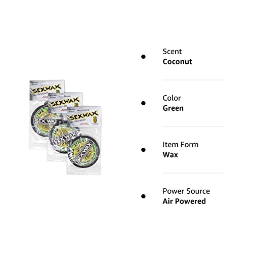 Sex Wax Air Freshener (3-Pack, Pineapple)