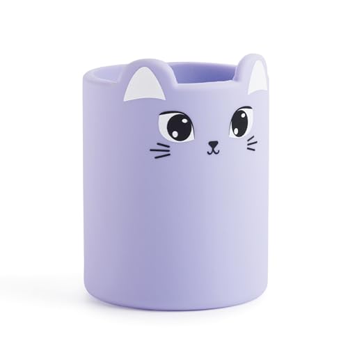 Ya en mundofriki.es: Back2Fun - Portalápices infantil de silicona suave, Cubilete multiusos con diseño tierno de animalito, Organiza útiles escolares y más. Papelería divertida pensada para la vuelta al cole o como regalo