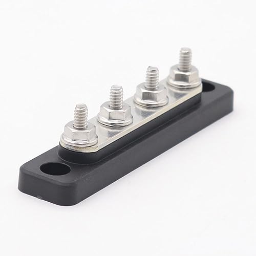 Borne de connexion électrique 48V avec couvercle transparent isolant