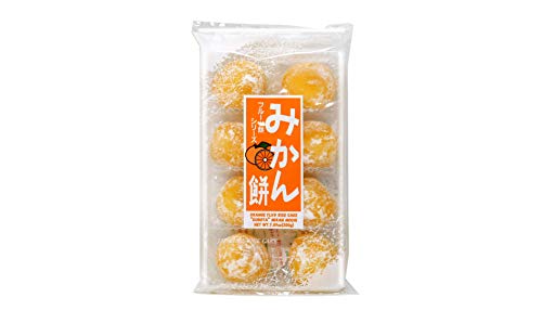 Japanese Mochi Fruits Daifuku (Rice Cake) CHOICE OF: Strawberry, Melon, Green Tea, Orange Flavors. (Strawberry+Orange+Green Tea)