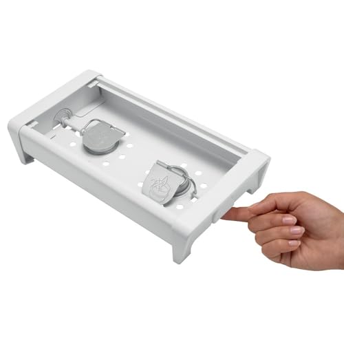 Tellerwärmer Brabantia 477164 mit 2 Kerzen in Weiß