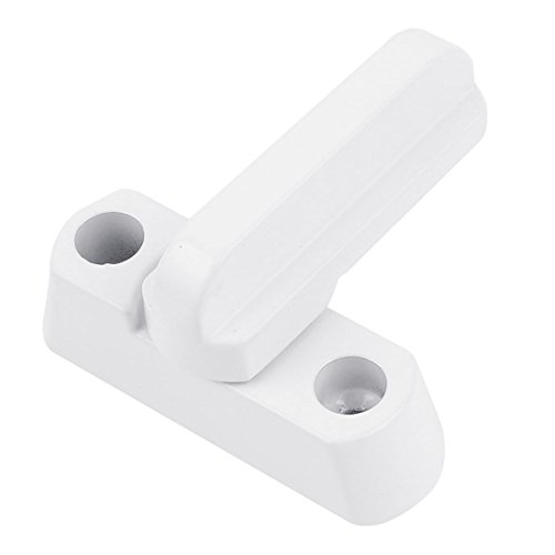 Image of Aexit Home White Padlocks & Hasps 2.3 inch Lever Window Door Casement Lock Combination Padlocks Locking Handle