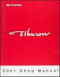 2001 Hyundai Tiburon Repair Shop Manual Original
