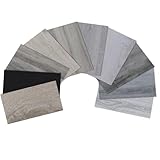 ACCOR HOME Peel and Stick Floor Tile, Luxury Vinyl Plank Samples Set of 10, Real Wood Look Self-Adhesive Vinyl Floor Tiles, Easy DIY