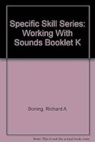 Specific Skill Series: Working With Sounds Booklet K 0879657103 Book Cover