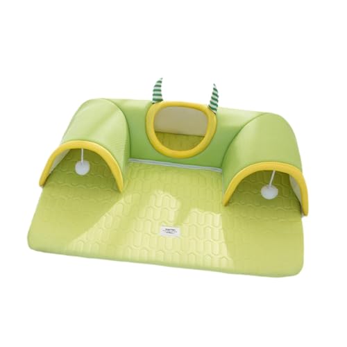 Leefasy ペット猫トンネルベッドインターションボールとインタラクティブなボール軽量アクティビティセンター子猫ウサギハムスター用の子猫トンネルチューブ, XL