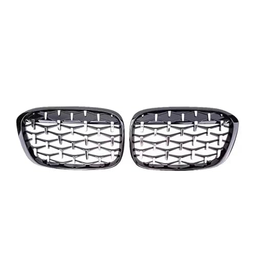 Parrilla de riñón estilo diamante negro brillante que eleva el diseño frontal de su X1 F48.