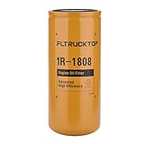 FLTRUCKTOP 1R1808 Oil Filter Compatible with Caterpillar 3406B 3408 3412C 3412 3306B Excavator
