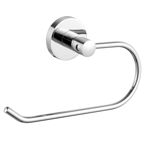 Chrome Toilet Roll Holder Wall-Mounted - Toilet Paper Holder 15-0103
