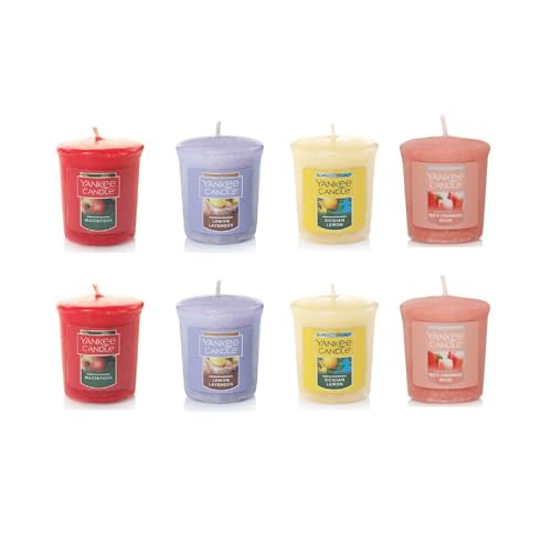 Yankee Candle Fruity Scents Votive Candle Sampler Pack- 8 Count