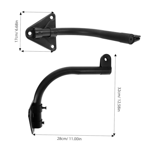 Miniatura 2 de Diyeah Soporte Para Ventilador De Pared Con Base Triangular Y Tornillos De Expansión Accesorio De Montaje Para Ventiladores Eléctricos Compatible Y Seguro Para Hogar Y Oficina 12.59x11.02x6.69in