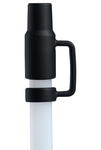 Image of Stanley Quencher Boot and Straw Cover Cap | Anti-Slip Silicone Protector for 14 oz Tumbler with Handle | Accessory Set for Stainless Steel Drinking Cup | BPA-Free | Black 2.0