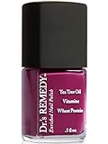 Dr’s Remedy Enriched Nail Polish: Non Toxic, All Natural, and Organic - Doctor Formulated: Strengthens, Restores, Heals, and Protects '24-Free' - FOCUS Fuchsia