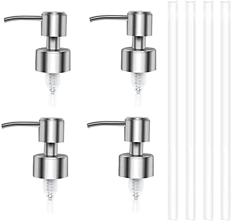 Lot De 2 Pompes De Rechange Pour Distributeur De Savon - Filetage 44 Mm, Acier Inoxydable - Compatible Avec La Plupart Des Bouteilles
