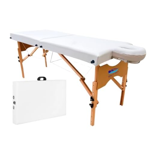 Maca Portátil Dobrável Estética Reclinável Sfm03 250kg Branco