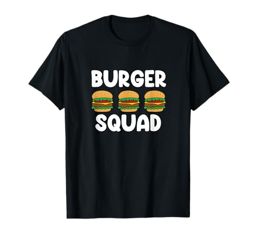 Burger Design Hombres Mujeres Hamburguesa Comida rápida Amantes de las hamburguesas Camiseta