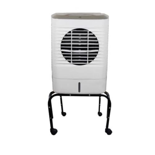 Image of Mumma's LIFE Heavy-Duty Cooler Stand with Wheels | Metal Trolley for Home & Outdoor | Rust-Resistant Black Finish | 360 Rotating Wheels | 100kg Load Capacity | Cooler Movable Stand (Black)
