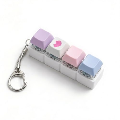 Image of Questsole Clicky Fidget Keychain - Satisfying Mini Keyboard for Stress Relief (MODEL-51)
