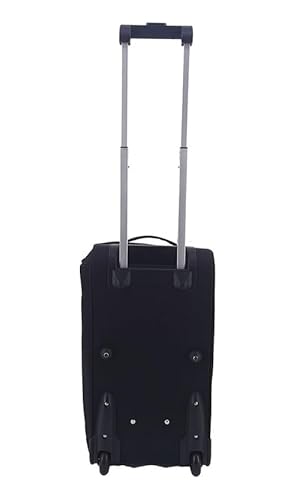 Sacola de Viagem Londres Poliéster 2 Rodas Santino M - SLS1M (Preto)