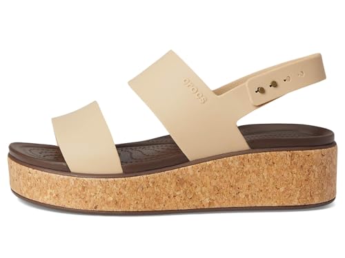 Image of Crocs Women's Brooklyn Cork Low Wedge