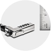 Vista 7 de Kensington NanoSaver Candado combinado para laptop, cable de bloqueo de seguridad de computadora reiniciable para portátiles ultrafinos para HP