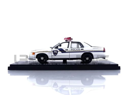 Modelo a escala 1/43 2001 Crown Victoria Police miniatura 3