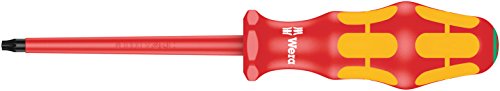 Wera 167i TX27 x 4in Kraftform Plus Torx insulated screwdriver, TX27 x 4 in.