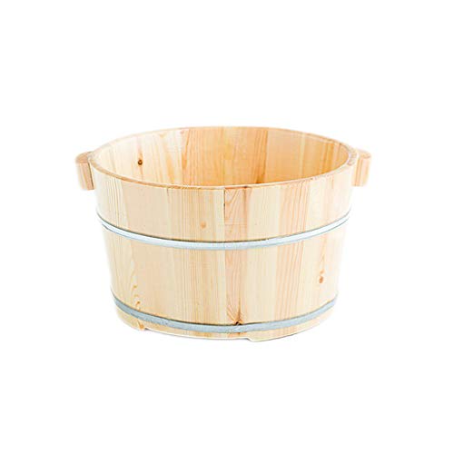 Spa de pies de madera Katzowen con masaje hidromasaje 21 cm miniatura 1