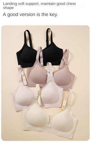 Brasier sin costuras con aro de acero UJHKAQVGT y cierre trasero para mujer 5