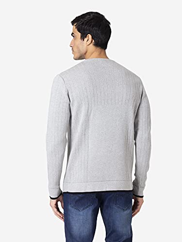 Image of Allen Cooper Solid Sweater for Men