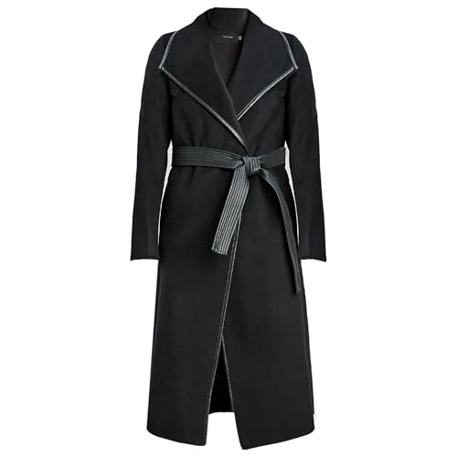 Image of T Tahari Women's Eva Fitted Tweed Coat with Belt