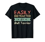 Photo Gallery dog - easily distracted by bull terrier maglietta Photo Gallery dog - easily distracted by bull terrier maglietta