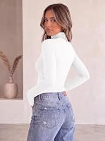 Ekouaer Langarmshirt Damen Set Warm Layer Tee Untershirt Thermo Unterhemd – Ansicht 3
